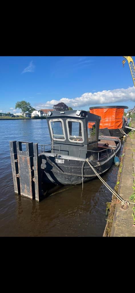 Werkboot werkvlet duw/sleepboot, Ophalen of Verzenden, Zo goed als nieuw