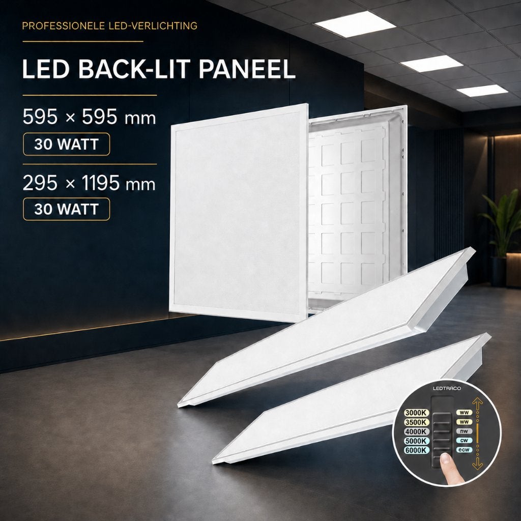 Led Paneel Kelvin Instelbaar, Overige materialen, Overige merken, Nieuw, Overige fittingen