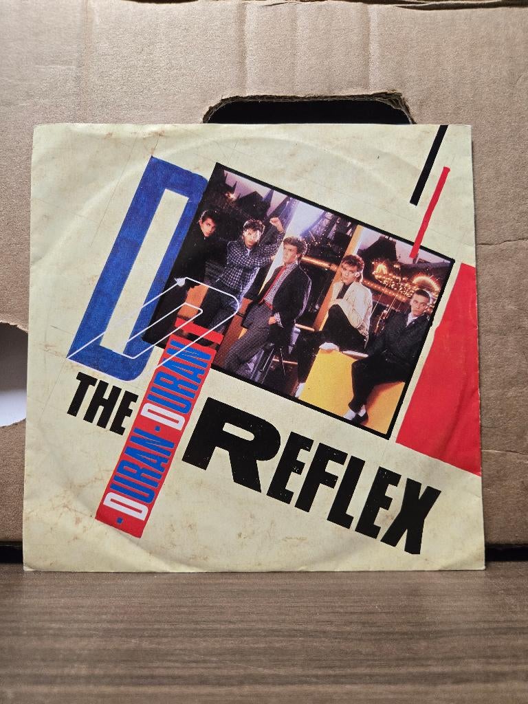 Duran duran - The reflex, Cd's en Dvd's, Vinyl Singles, Zo goed als nieuw, Beschermende buitenhoes, Fotohoes, Single, 1980 - 1989