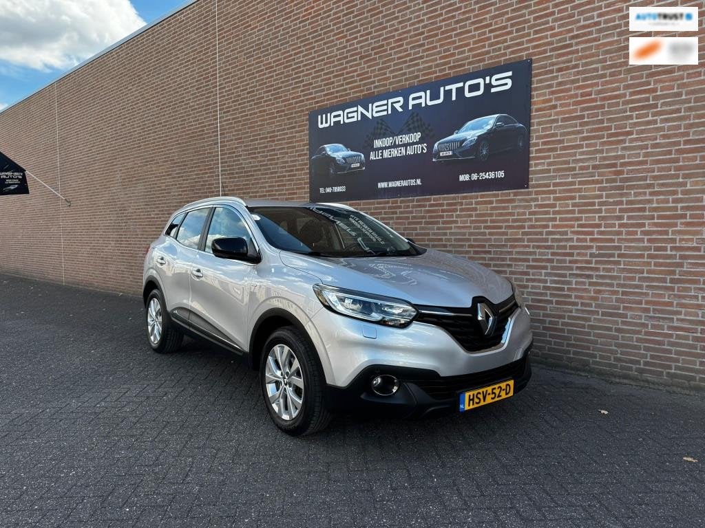 Renault KADJAR 1.2 TCe Extase Keyless AUTOMAAT Airco Stoelve, Auto's, Gebruikt, 4 cilinders, Leder en Stof, Bedrijf