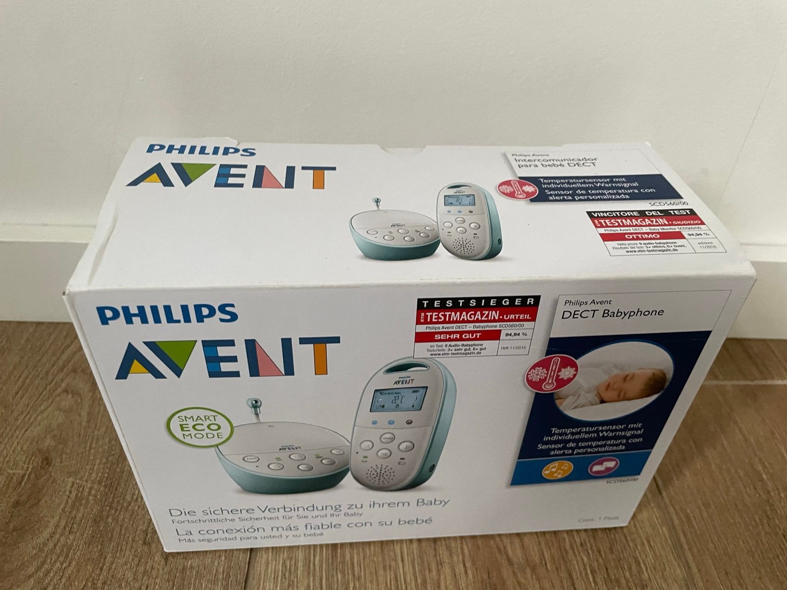 Philips Avent DECT Babyfoon SCD560/00 met temperatuursensor, Ophalen of Verzenden, Zo goed als nieuw, 250 meter of meer, Digitaal