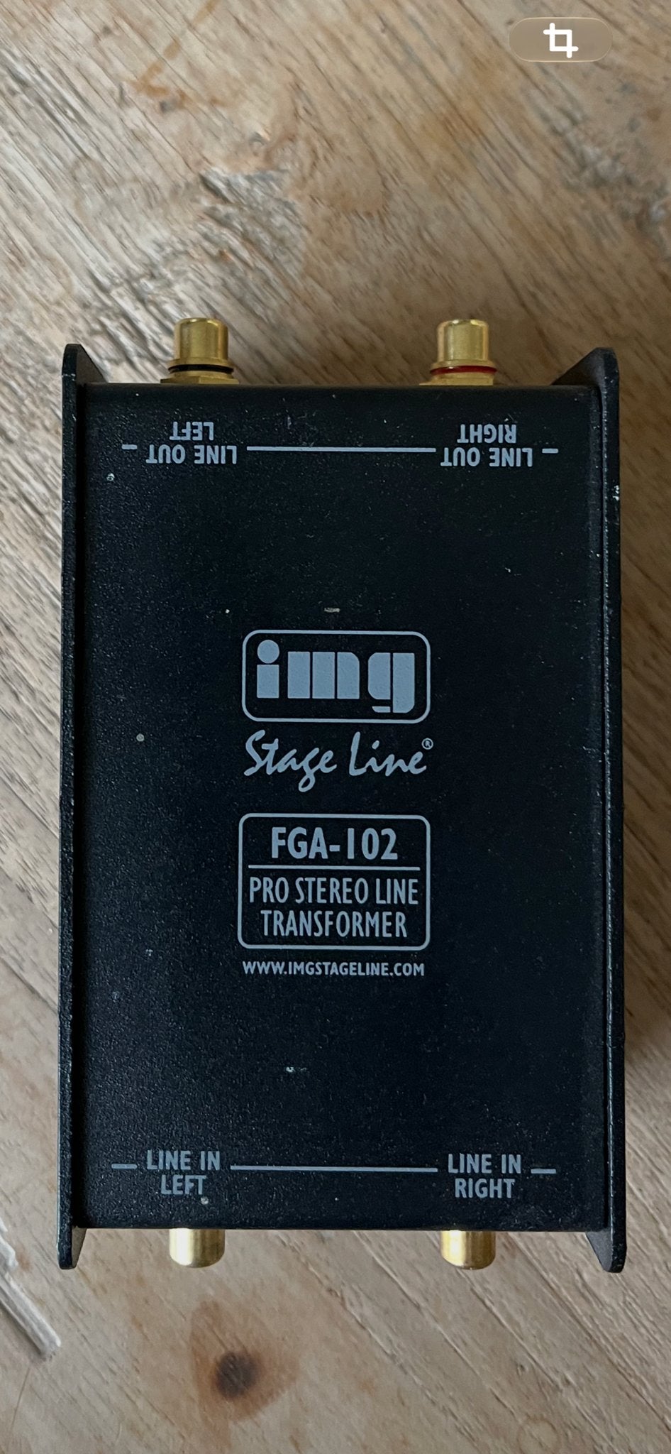 Stage Line FGA-102 Pro Stereo Line Transformer, Ophalen of Verzenden, Zo goed als nieuw