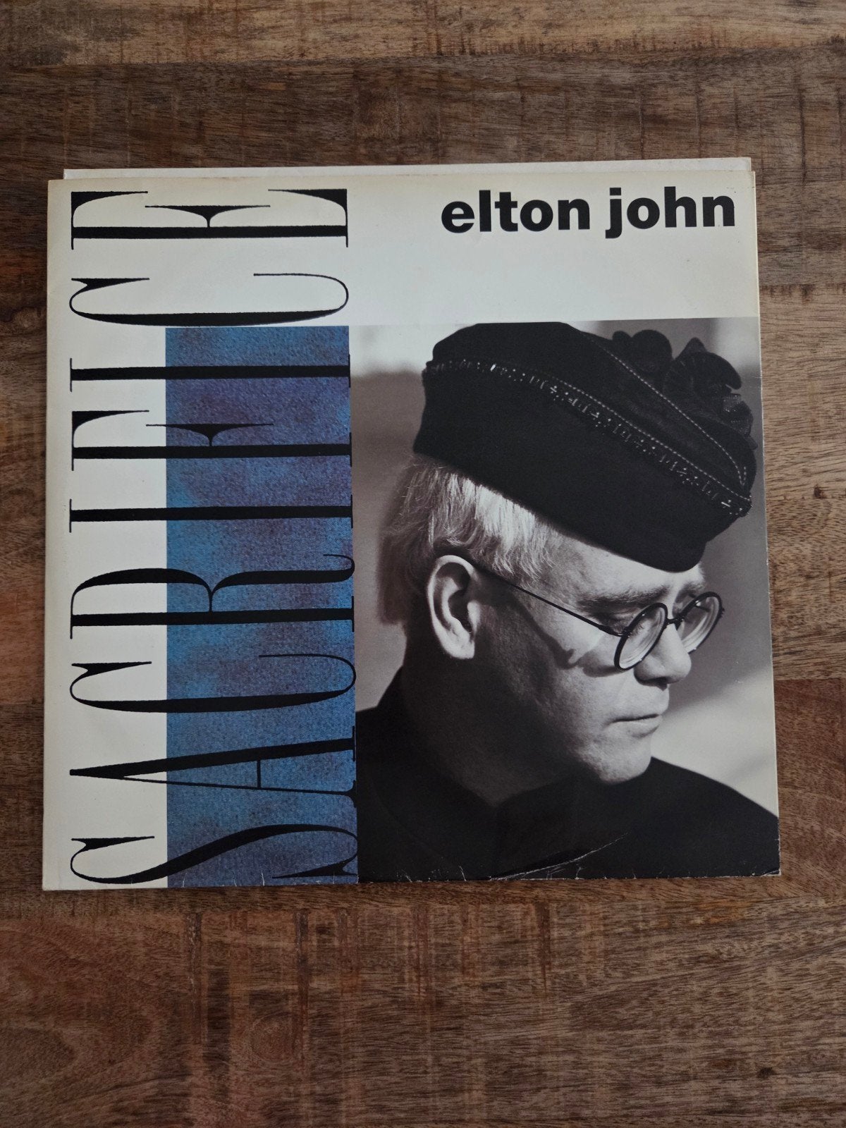 Lp maxi single elton john sacrifice, Ophalen of Verzenden