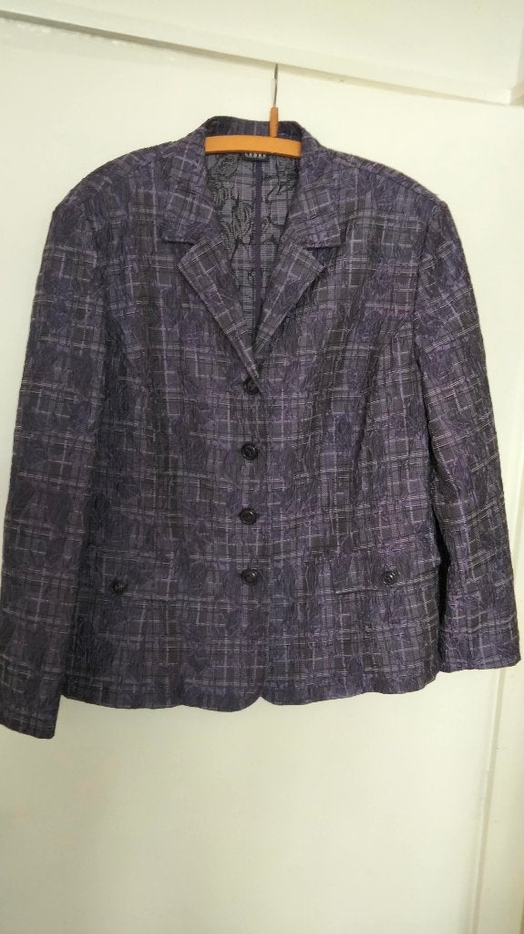 ZGAN blazer Barbara Lebek 44, Kleding | Dames, Paars, Maat 42/44 (L), Ophalen of Verzenden, Zo goed als nieuw