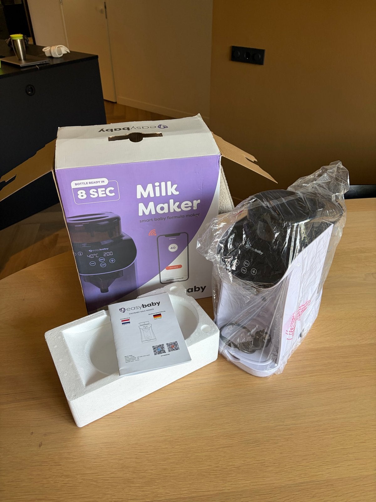 Easybaby Milk Maker slimme baby formule maker, Ophalen of Verzenden, Zo goed als nieuw, Overige typen