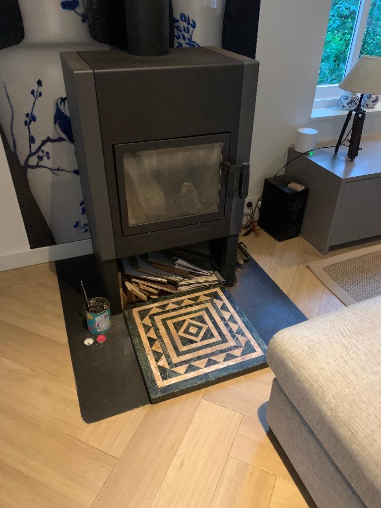 Marmeren Mozaïek tegel 50 x 50 cm (Zwolle gratis bezorgd), Huis en Inrichting, Ophalen of Verzenden, Gebruikt, Vrijstaande haard
