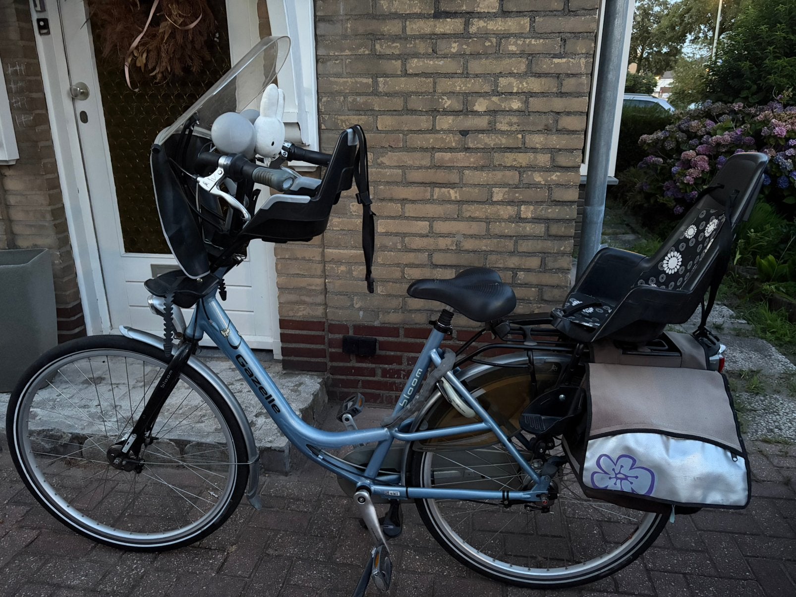 Mama fiets Gazelle Bloom framemaat 53, Ophalen, 2 zitjes, Gebruikt, Versnellingen