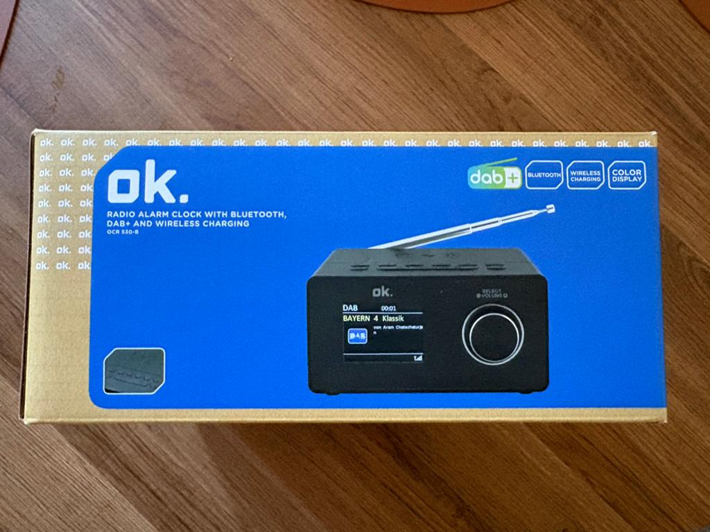 Ok wekker/ radio met dab+ en Bluetooth nieuw in de doos, Ophalen of Verzenden, Nieuw, Radio