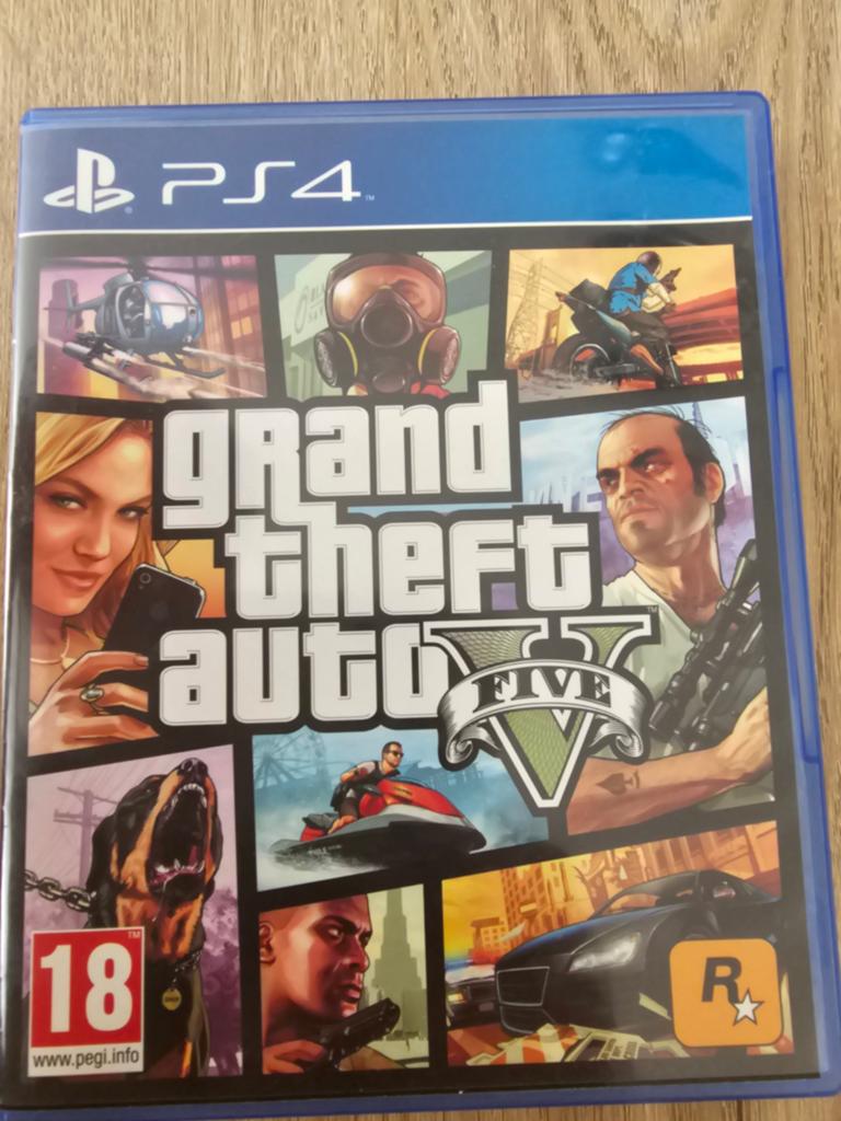 Grand Theft Auto V (GTA 5) PS4, Spelcomputers en Games, Games | Sony PlayStation 4, Zo goed als nieuw, Avontuur en Actie, 3 spelers of meer