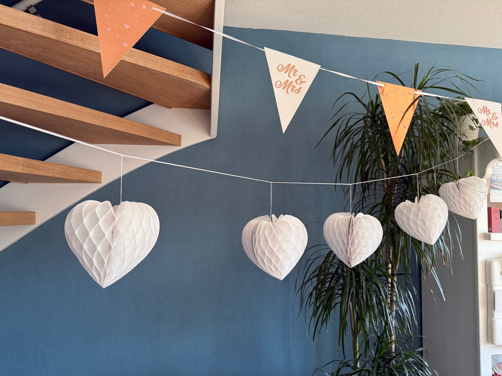 Bruiloft decoratie set, Ophalen of Verzenden, Gebruikt, Versiering, Geboorte of Huwelijk