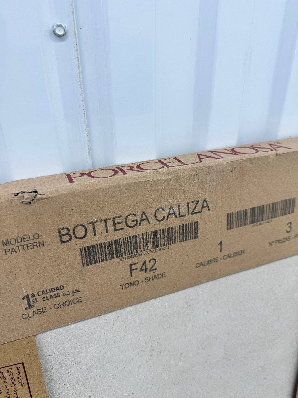 Bottega Caliza tegels - Porcelanosa F42 twee dozen, Doe-het-zelf en Verbouw, Tegels, Ophalen, 60 cm of meer, Keramiek, Nieuw