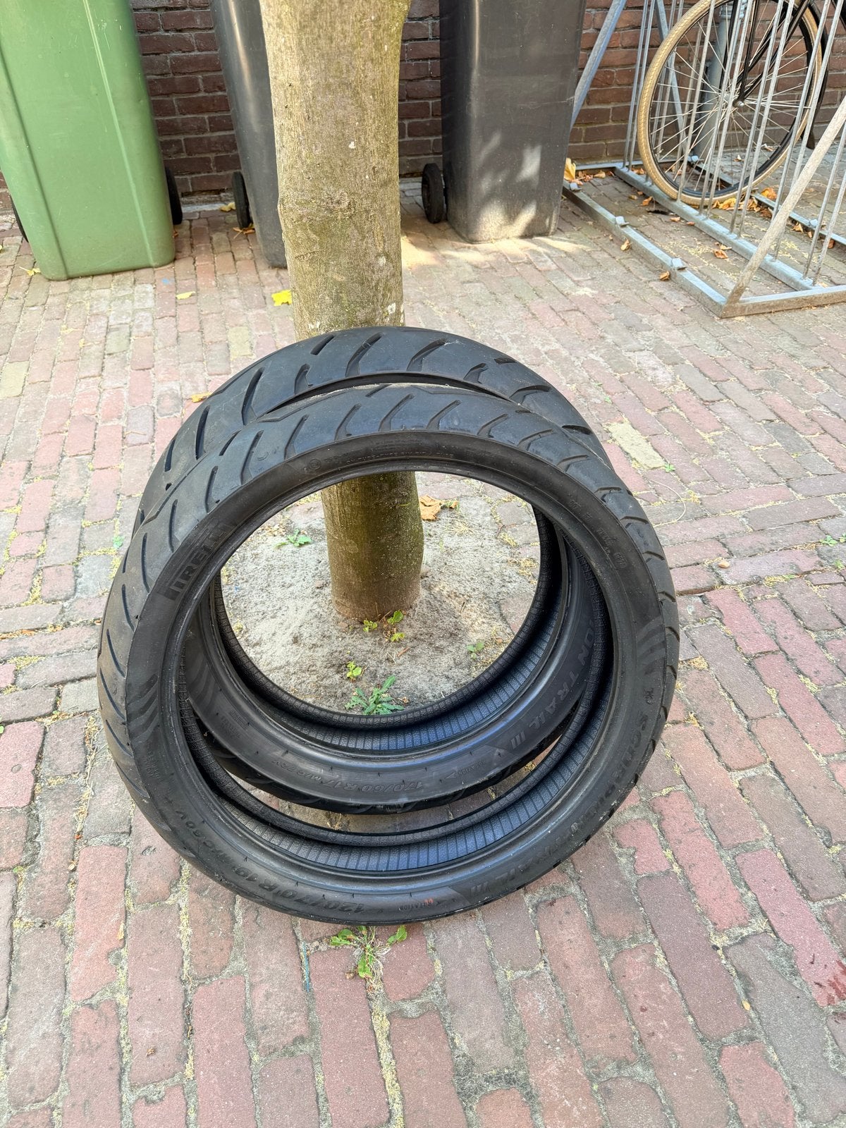 Pirelli Scorpion Trail 3 Motorbanden BMW GS(A), Motoren, Ophalen of Verzenden, Gebruikt