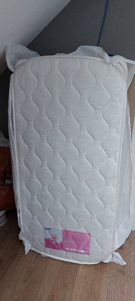 matras ABZ als nieuw maat 90x120 ledikant + 3 hoezen Lodger, 85 tot 100 cm, Ophalen of Verzenden, Zo goed als nieuw, Minder dan 140 cm