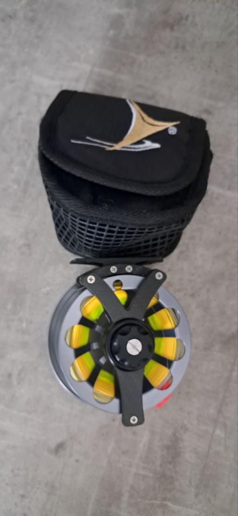 Vosseler Tryst 5/6 Vliegenreel - Made in Germany, Watersport en Boten, Hengelsport | Vliegvissen, Ophalen of Verzenden