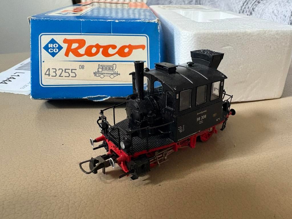 Roco 43255 H0 lok 98308 glaskasten, Hobby en Vrije tijd, Modeltreinen | H0, Ophalen of Verzenden, Zo goed als nieuw, Roco, Gelijkstroom