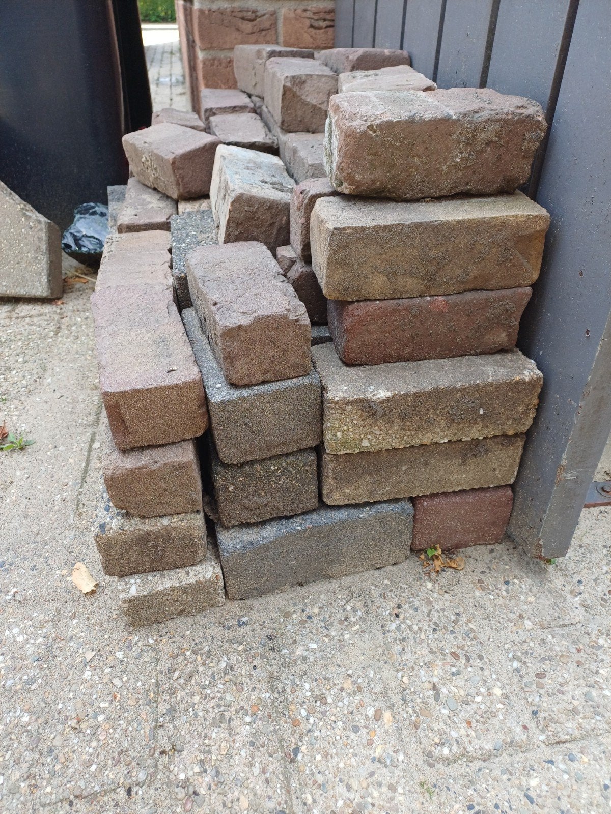 Tegels, Ophalen, Gebruikt, Beton, Terrastegels