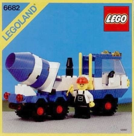 Lego Cement Mixer Set Nummer 6682-, Gebruikt, Overige thema's, Lego, Overige typen