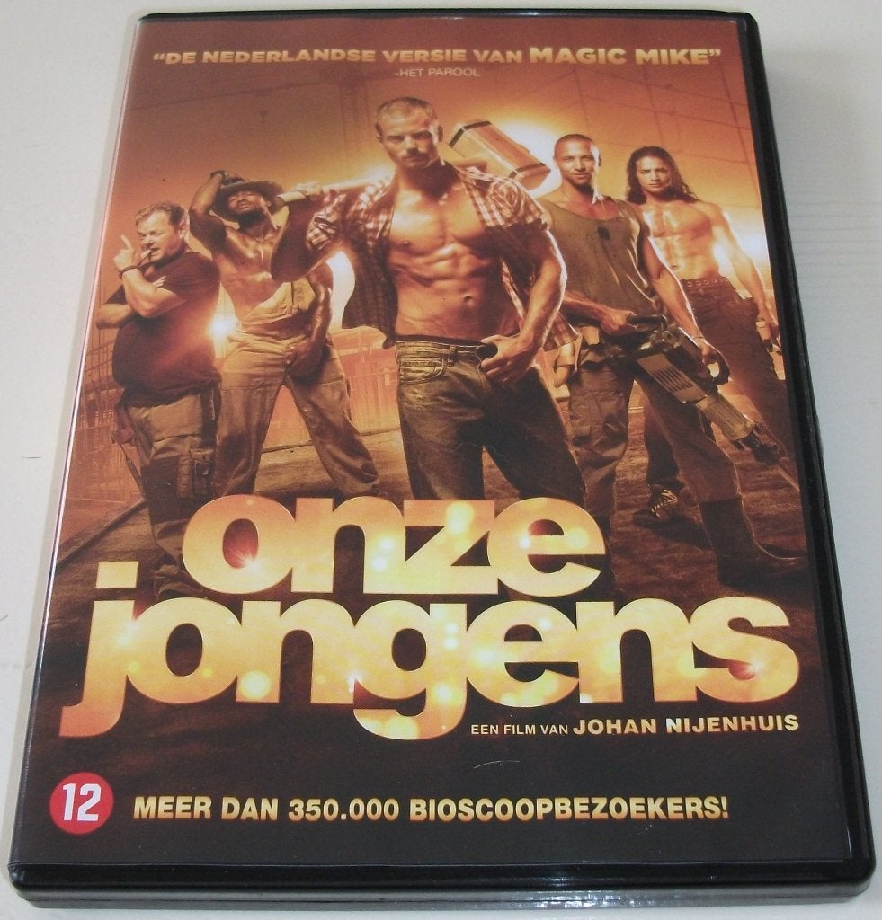 Dvd *** ONZE JONGENS *** Humor, dancemoves en lekkere lijven, Vanaf 12 jaar, Ophalen of Verzenden, Zo goed als nieuw, Komedie