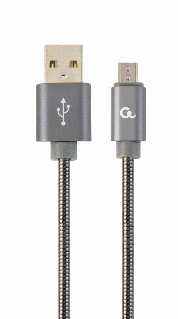 CableExpert USB-kabel USB 2.0 Micro-USB B USB A Grijs, Ophalen of Verzenden, Eiberstraat 9 te Dokkum, Foto Meinema, Nieuw