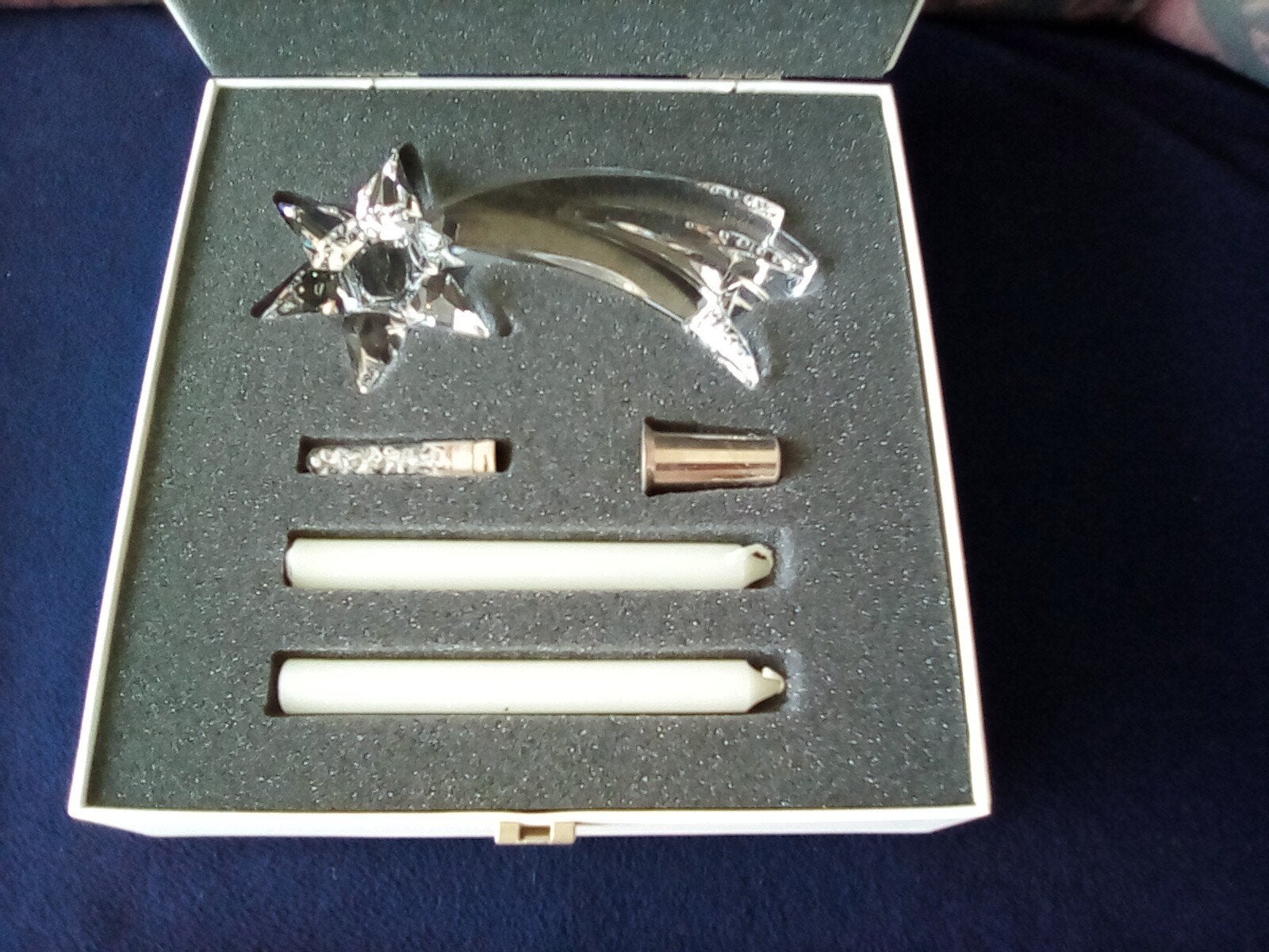 swarovski komeetkandelaar / kandelaar komeet, Ophalen of Verzenden, Nieuw, Huisaccessoire