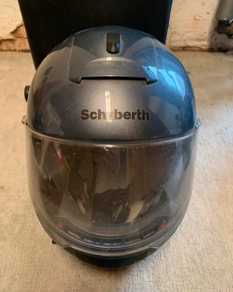 Schuberth C2 Systeemhelm Grijs, Motoren, Systeemhelm, Heren, L, Tweedehands