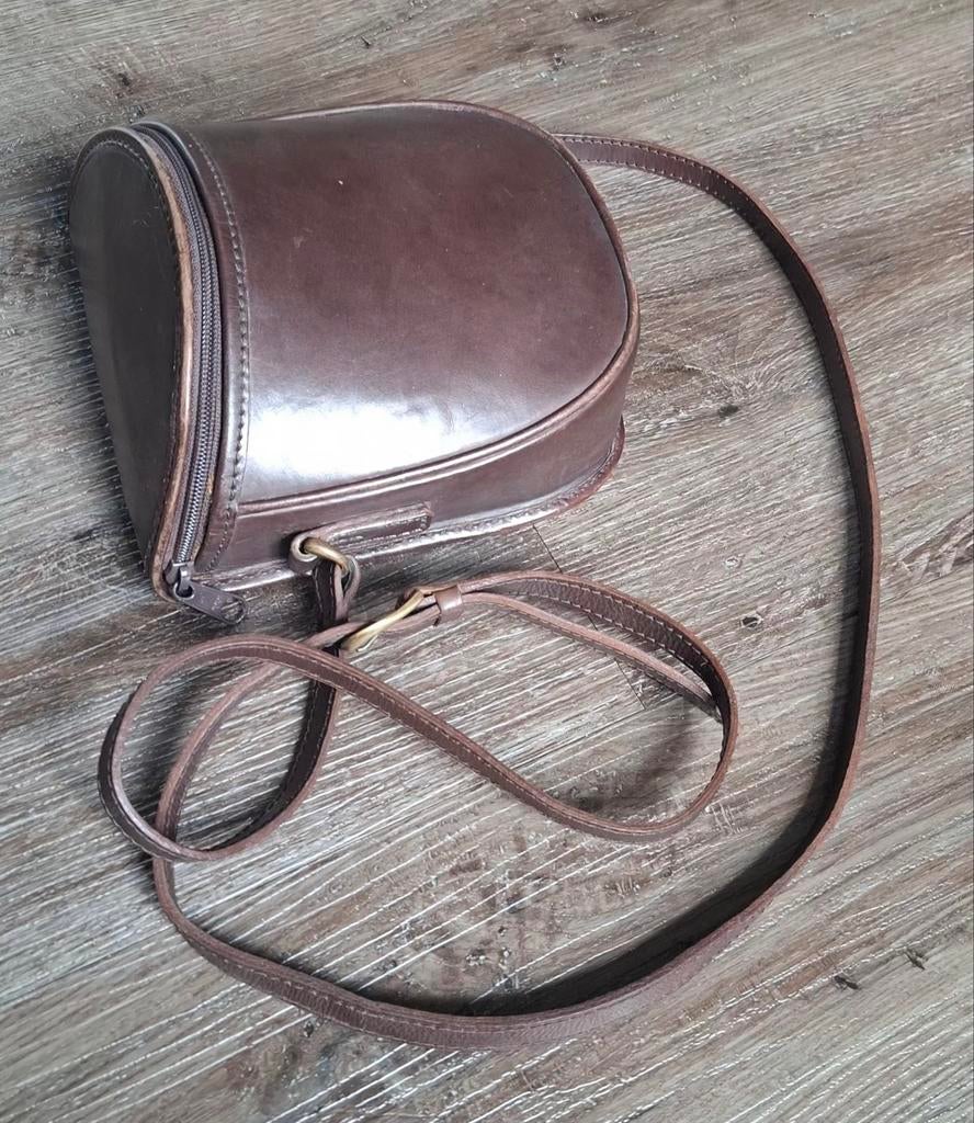 Lederen Bosboom tas., Ophalen of Verzenden, Bruin, Handtas