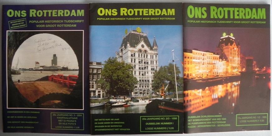 Ons Rotterdam, populair historisch tijdschrift 3 stuks, Ophalen of Verzenden, Gelezen