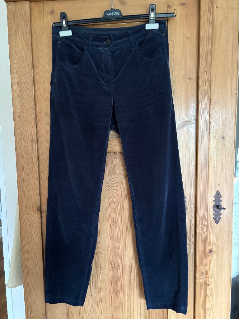 Prachtige velvet broek Luisa Cerano mt 40, Maat 38/40 (M), Zo goed als nieuw, Luisa Cerano, Lang