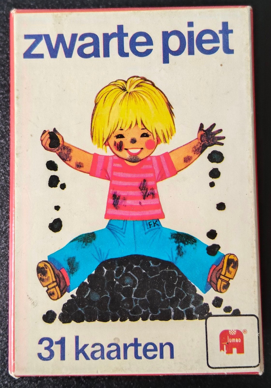 Vintage Zwarte Piet kaartspel Jumbo 1979, Ophalen of Verzenden, Gebruikt, Jumbo