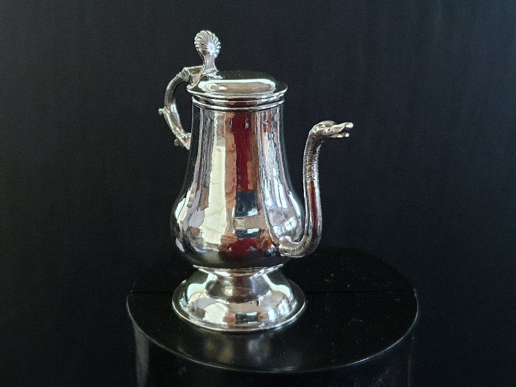 Antiek zilveren KLEPKAN als MINIATUUR Amsterdam 1756, Ophalen of Verzenden, Zilver, Overige typen
