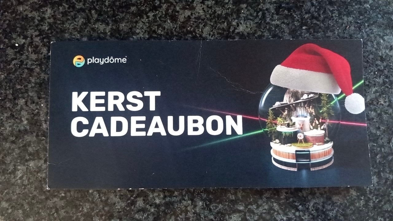 Playdôme Giftcard €40, Tickets en Kaartjes, Kortingen en Cadeaubonnen, Eén persoon, Cadeaubon