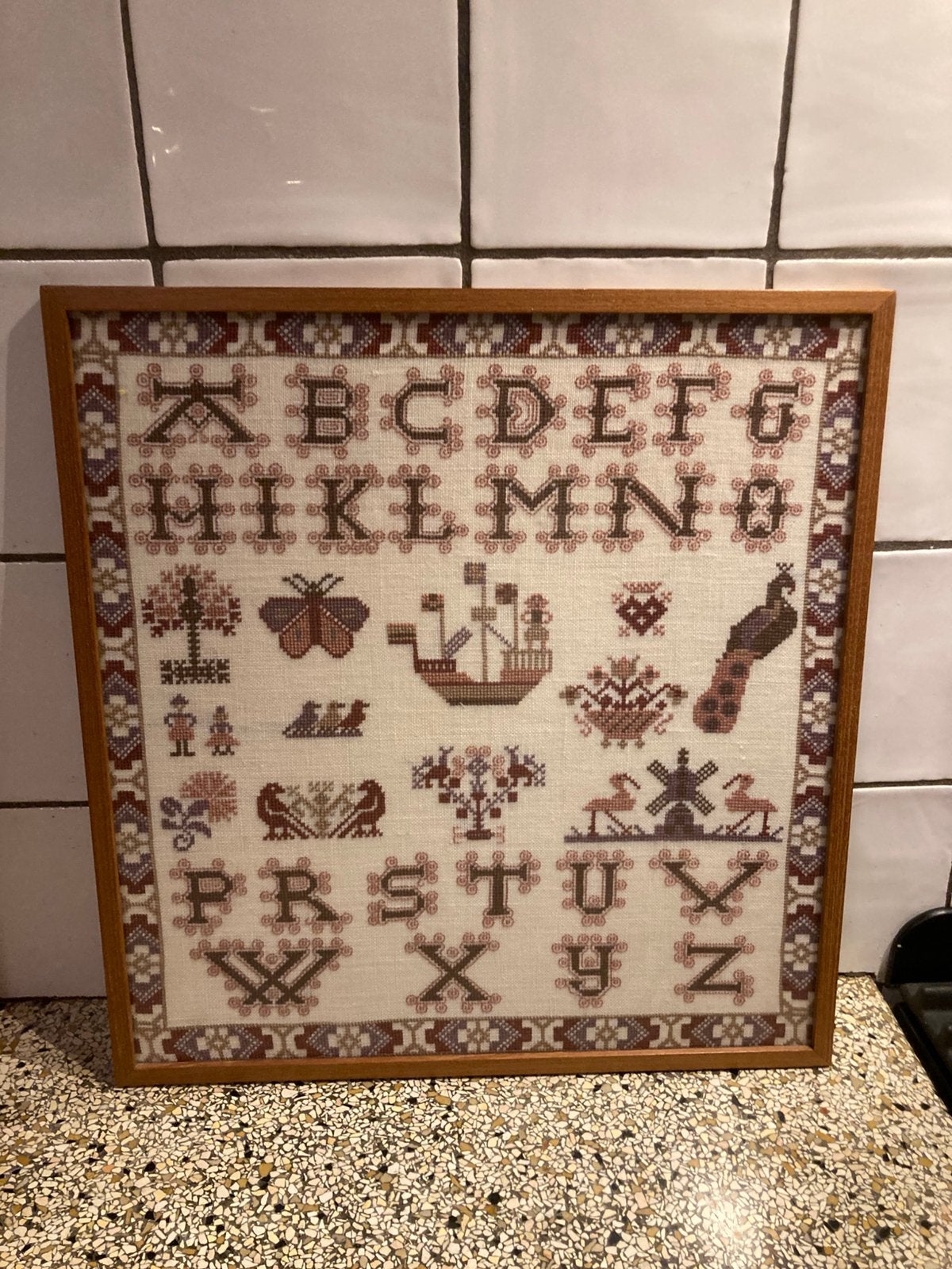 Mooie letterlap, Ophalen of Verzenden, Zo goed als nieuw, Patroon