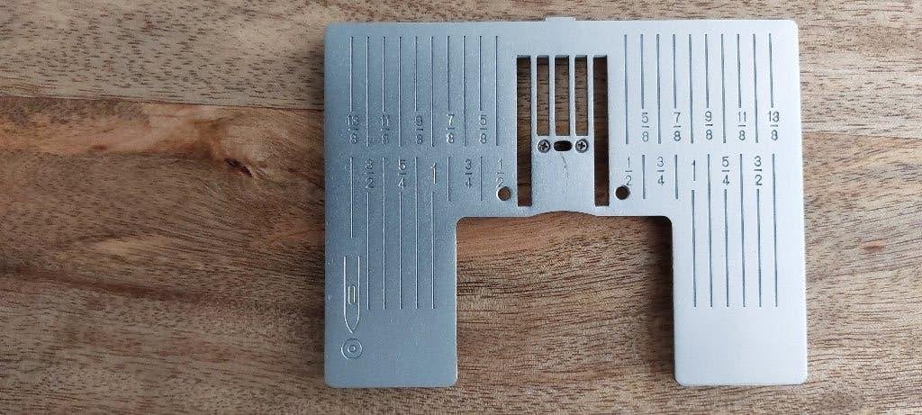 rechtstik naaldplaat pfaff naaimachine, Ophalen, Zo goed als nieuw, Naaimachine, Pfaff