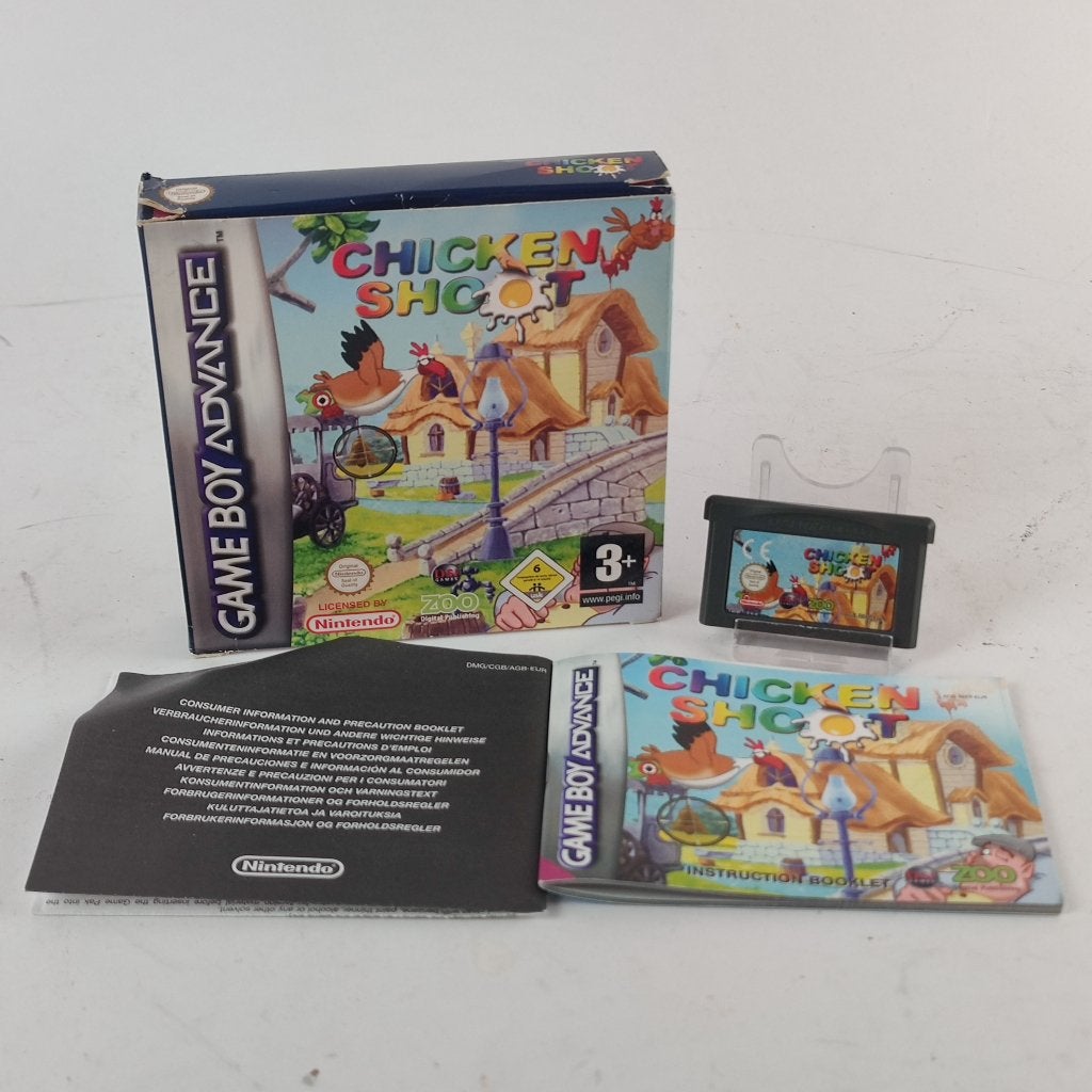 Chicken Shoot Gameboy Advance Compleet || Nu voor €9.99!!, Gebruikt, 1 speler, Ophalen of Verzenden, X