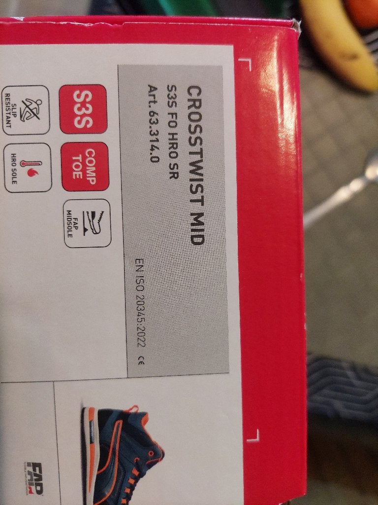 Puma Crosstwist Mid S3 Werkschoen, Ophalen, Gebruikt, Schoenen