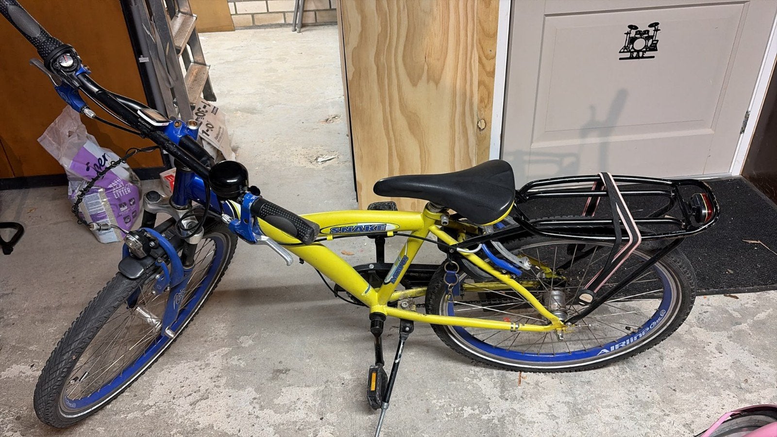Jongensfiets snake 24 inch., Velgrem, Versnellingen, Ophalen, Overige merken