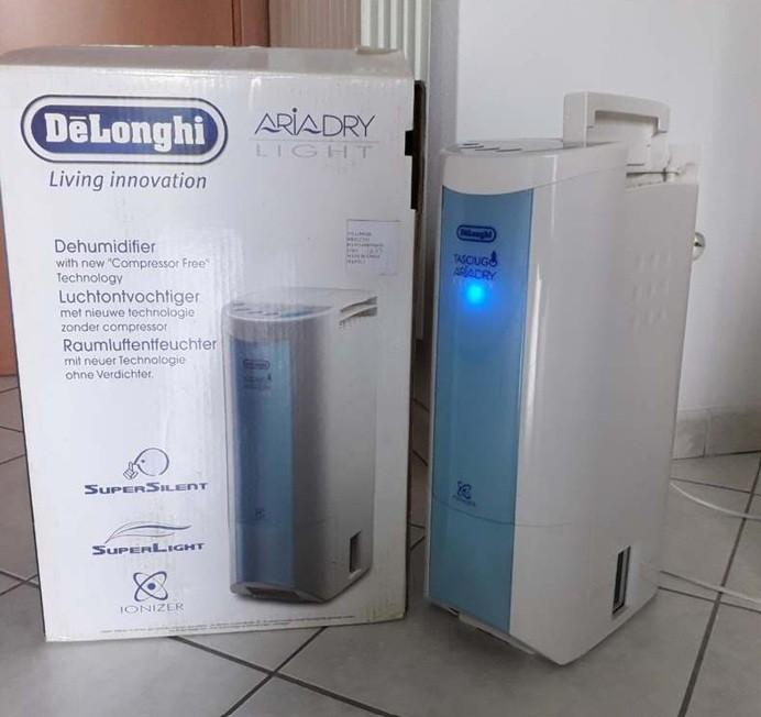 DeLonghi AriaDry ADSORPTIE luchtontvochtiger met timer, Witgoed en Apparatuur, Luchtbehandelingsapparatuur, Ophalen of Verzenden
