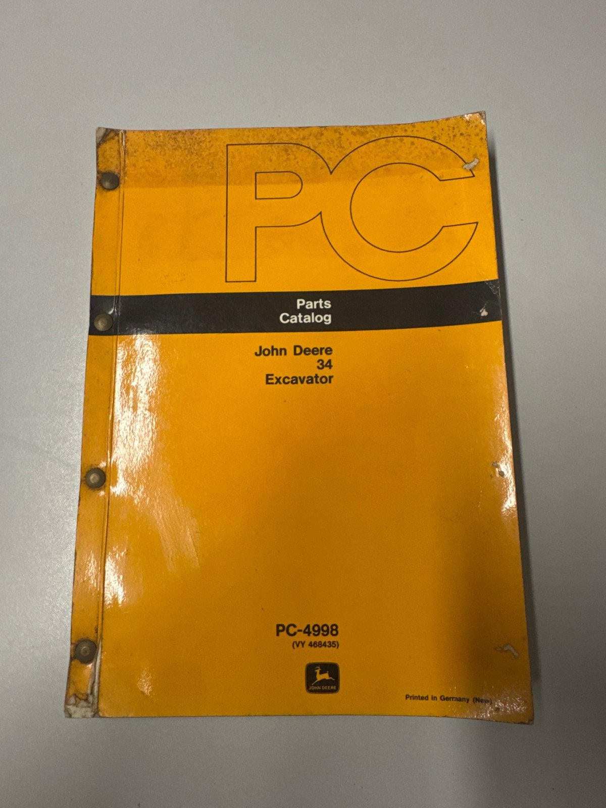 John Deere 34 Graafmachine Onderdelencatalogus PC-4998, Ophalen of Verzenden, Gelezen, Algemeen