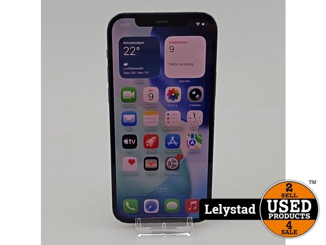 iPhone 12 128GB Blauw Bat:100% IOS 26.5.2