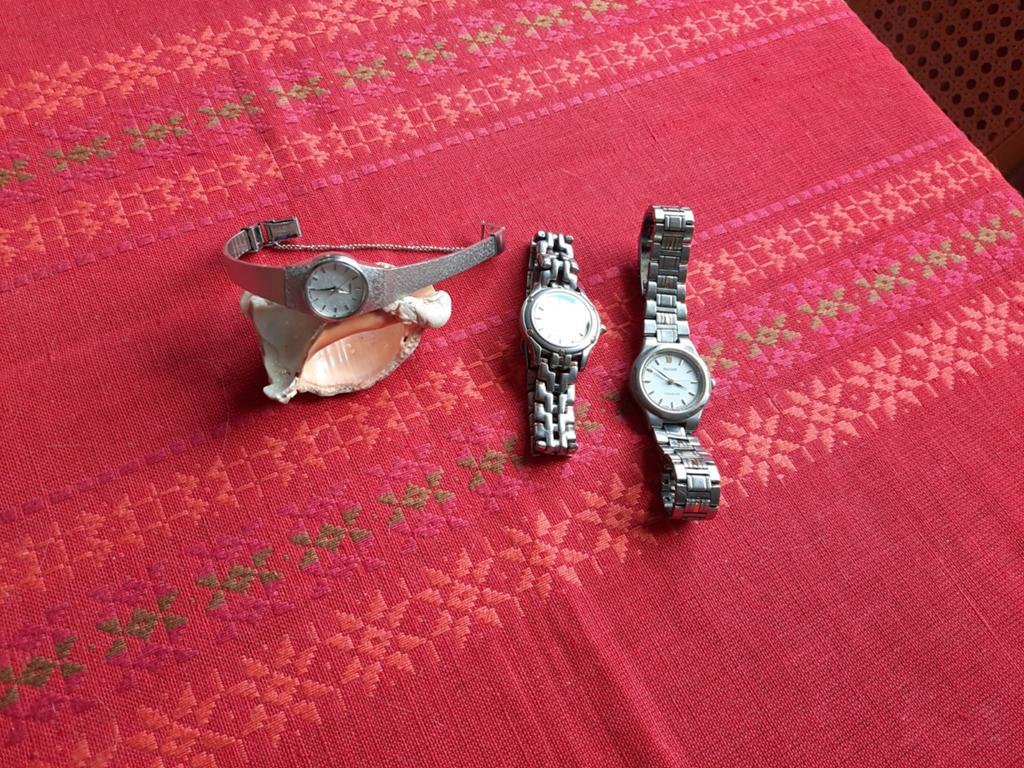 Dameshorloges - Diverse Merken, Sieraden, Tassen en Uiterlijk, Horloges | Dames, Overige merken, Staal, Gebruikt, Staal