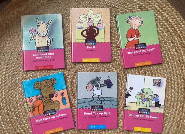 6 AVI M3 boekjes, Ophalen of Verzenden, Gelezen, Fictie algemeen