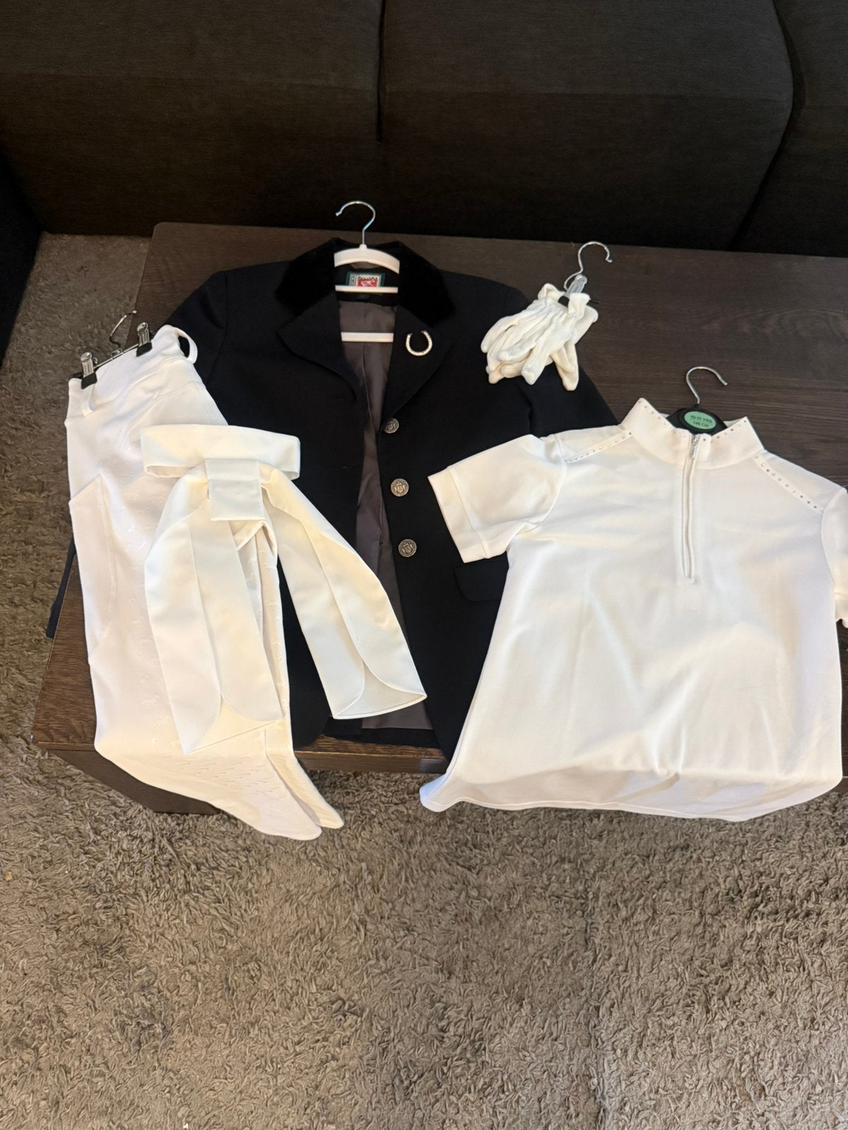 Paardrij kleding meisje, Dieren en Toebehoren, Ophalen, Zo goed als nieuw, Dressuur, Bovenkleding