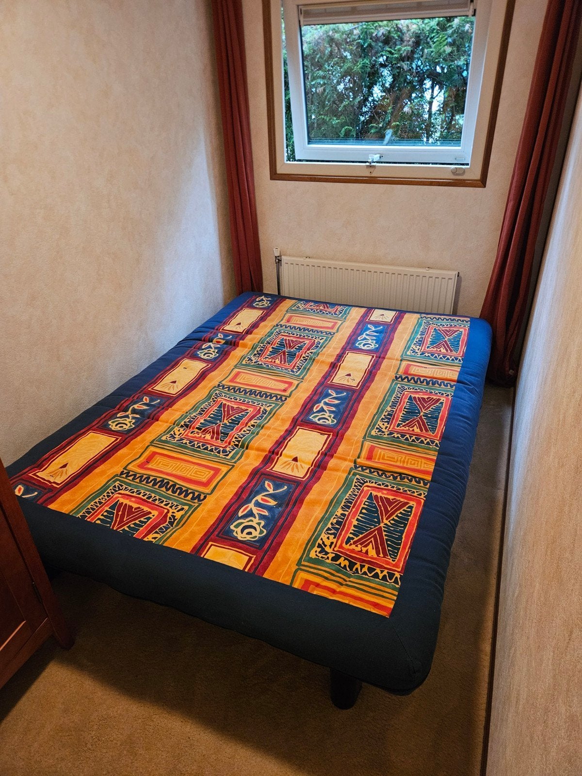 Innovation Living Deense design slaapbank, Ophalen, Gebruikt, Blauw, Tweepersoons