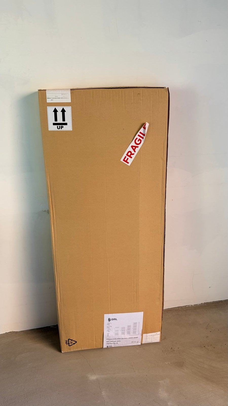 DRL Claudia Elektrische Verwarming 40x120cm Nieuw, Ophalen, 500 tot 800 watt, Radiator, Nieuw
