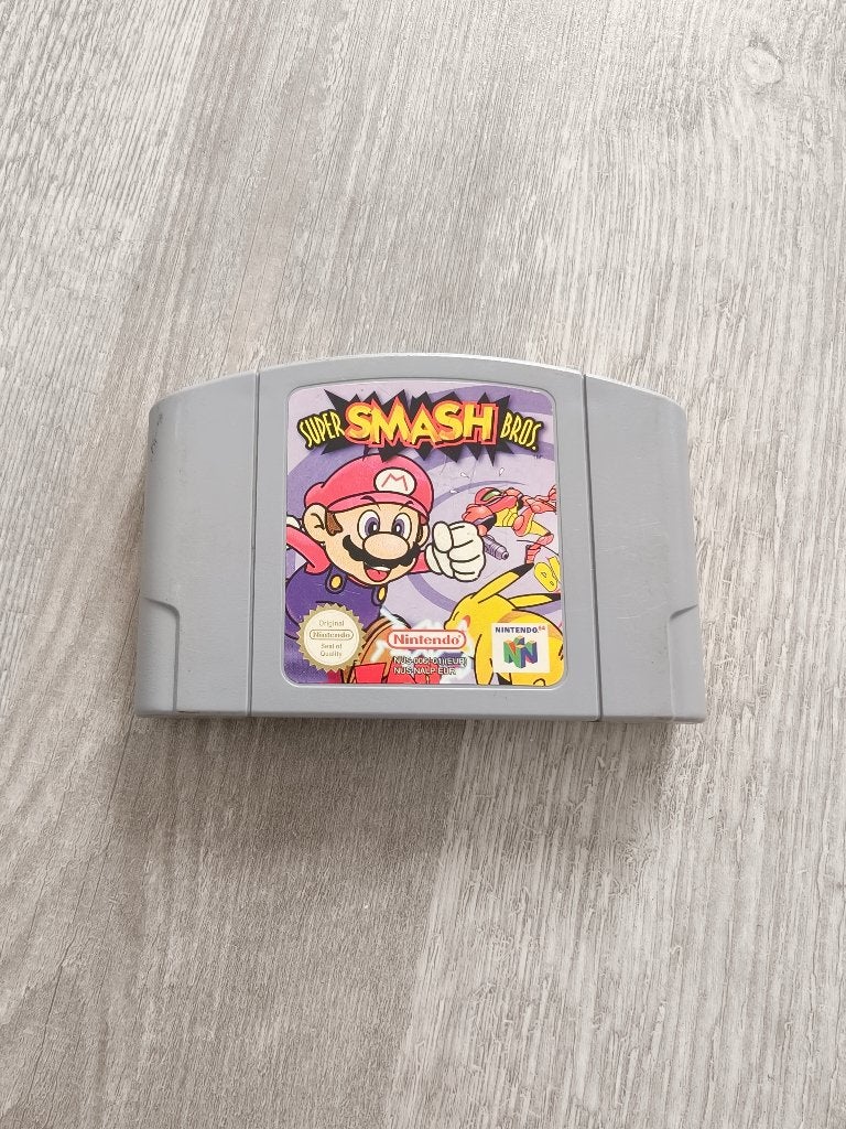 Super Smash Bros Nintendo 64 PAL origineel, Gebruikt, Vechten, Ophalen of Verzenden, 3 spelers of meer