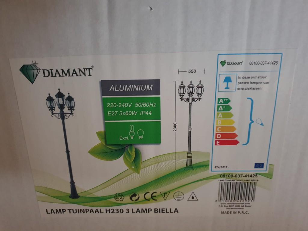 Nieuwe Buitenlantaarn buiten lamp, Tuin en Terras, Buitenverlichting, Ophalen, Overige typen, Nieuw, Netvoeding