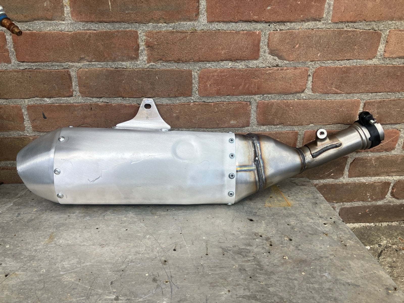 Honda CRF450 2021-2024 Uitlaat Demper Origineel, Ophalen of Verzenden, Gebruikt