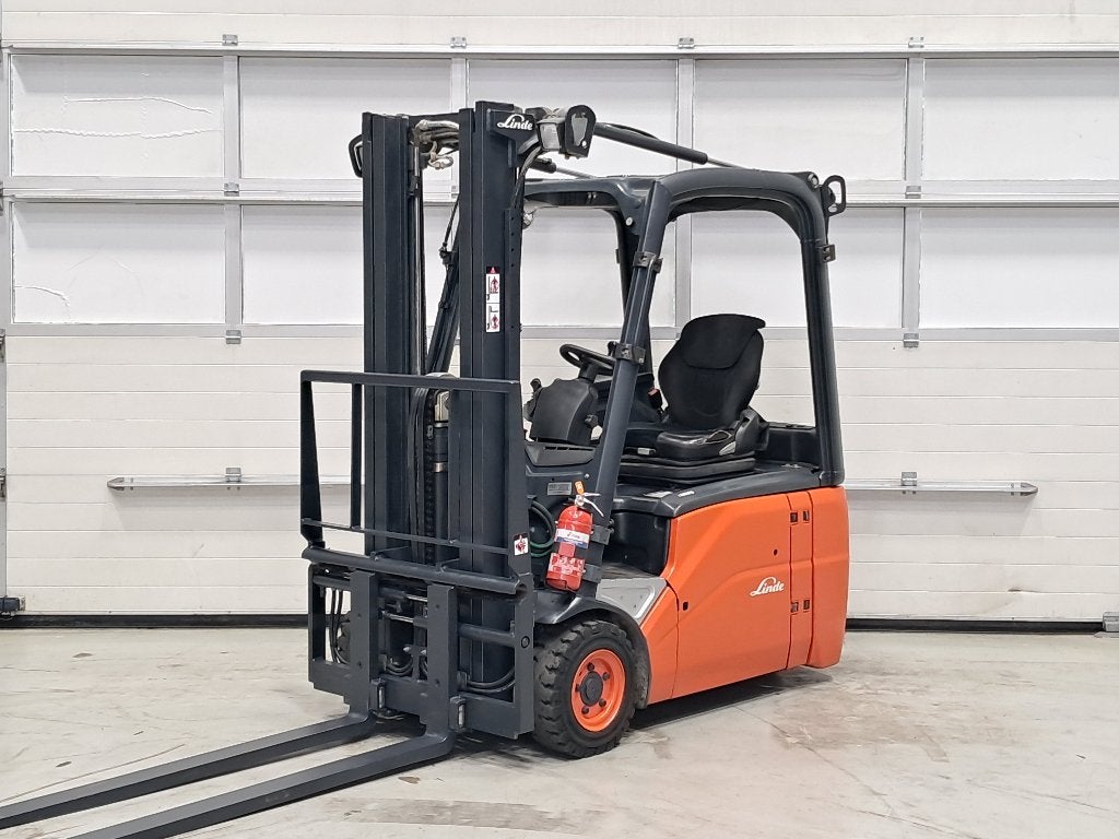 Linde E16 Accu 2018 4620mm hefhoogte en vorkversteller, Ophalen, Linde, Heftruck, 1000 tot 2000 kg