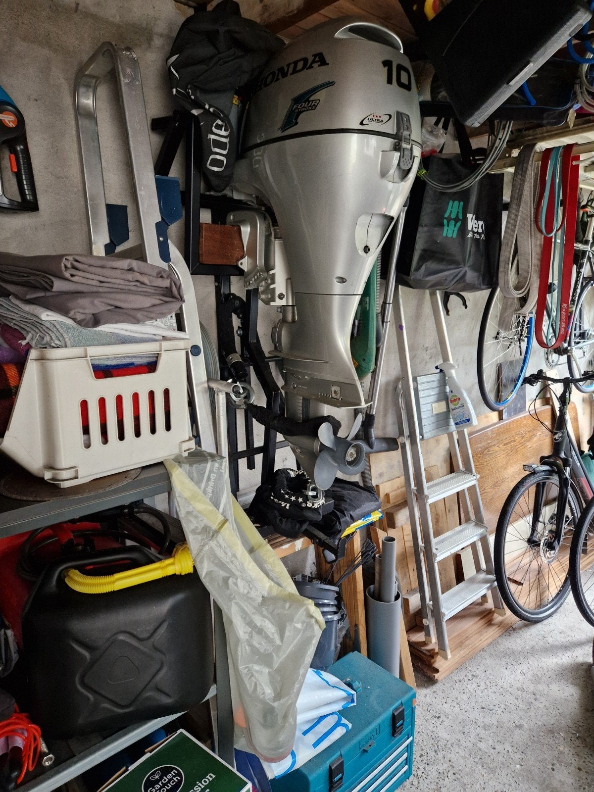 Honda 9,9 PK Buitenboordmotor - Four Stroke. Met veel extra', Ophalen, Gebruikt, 5 tot 10 pk, Viertaktmotor