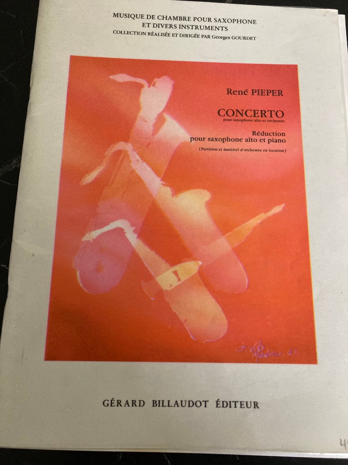 Concerto, Rene Pieper, Muziek en Instrumenten, Bladmuziek, Gebruikt, Piano, Klassiek, Overige soorten